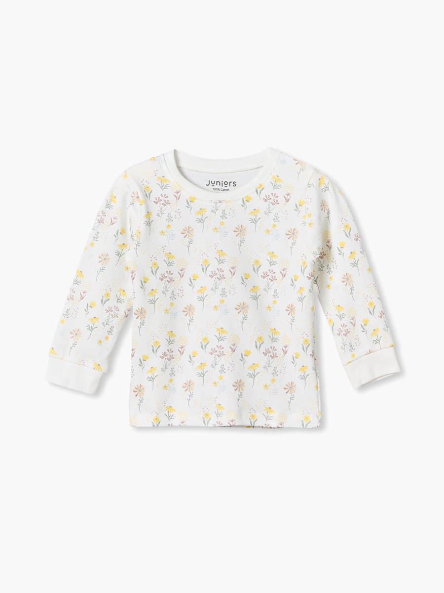 Pack of 2 Cotton Crew Neck Long Sleeves Pyjama Set with Assorted Print