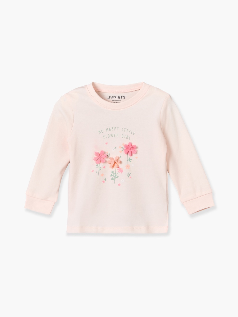Pack of 3 Cotton Round Neck Long Sleeves Pyjama Set with Floral  Print