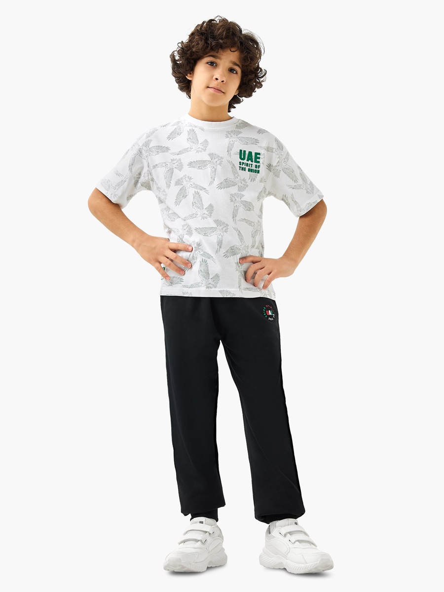 UAE National Day Print T-Shirt with Short Sleeves