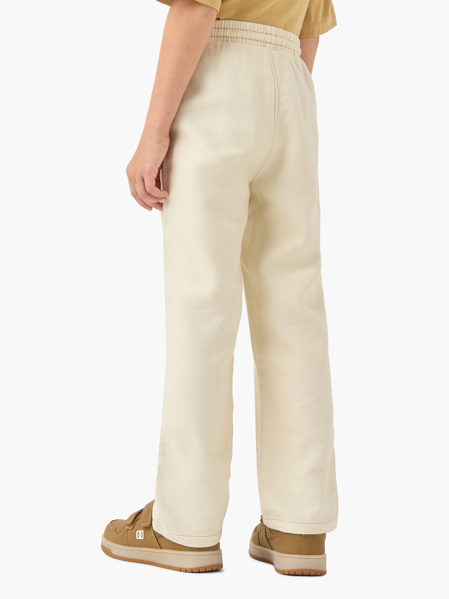 Pull-On Pants with Pockets, Drawstring Elastic Waistband