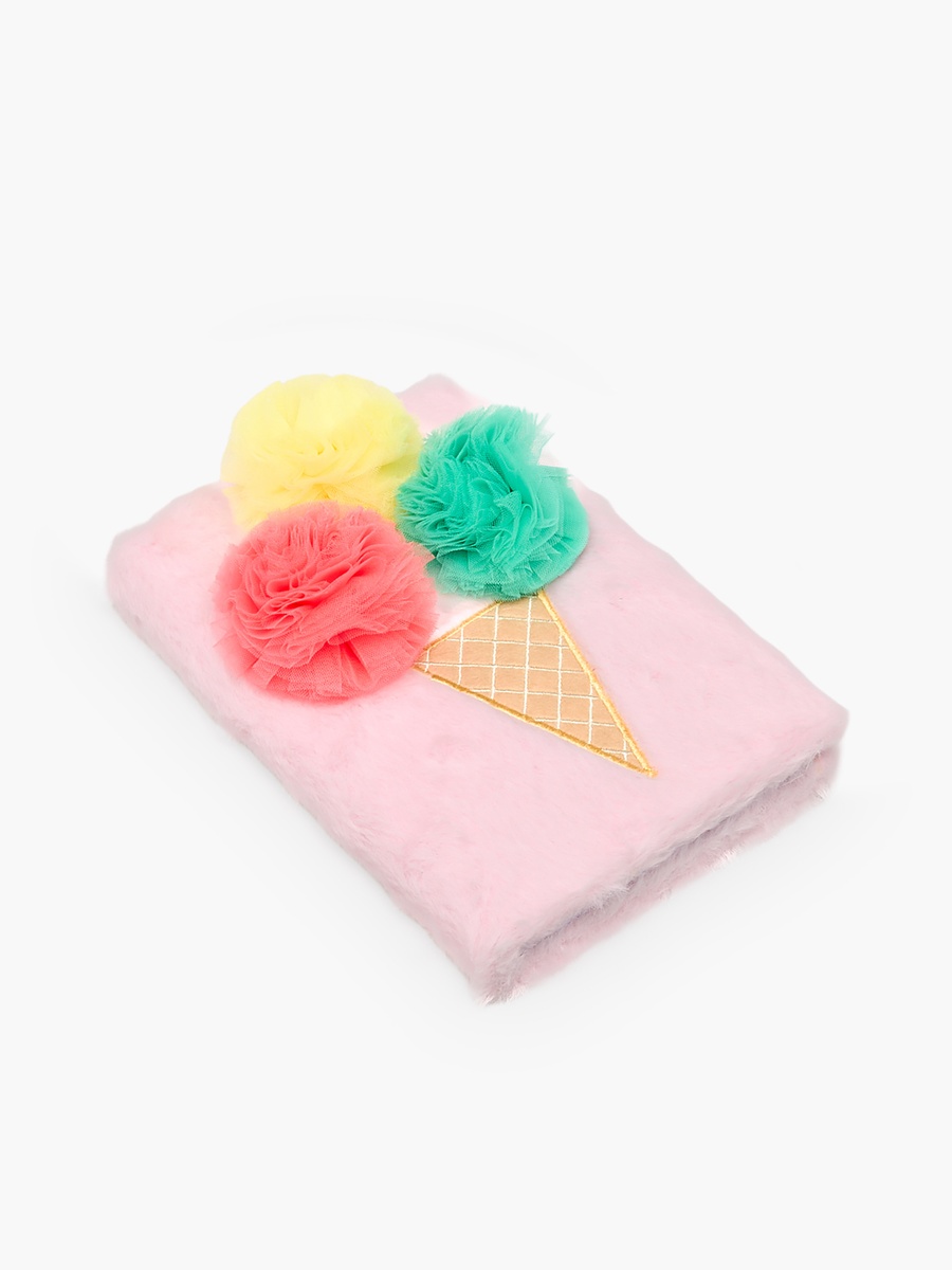 Plush Ice Cream Hardcover Notebook