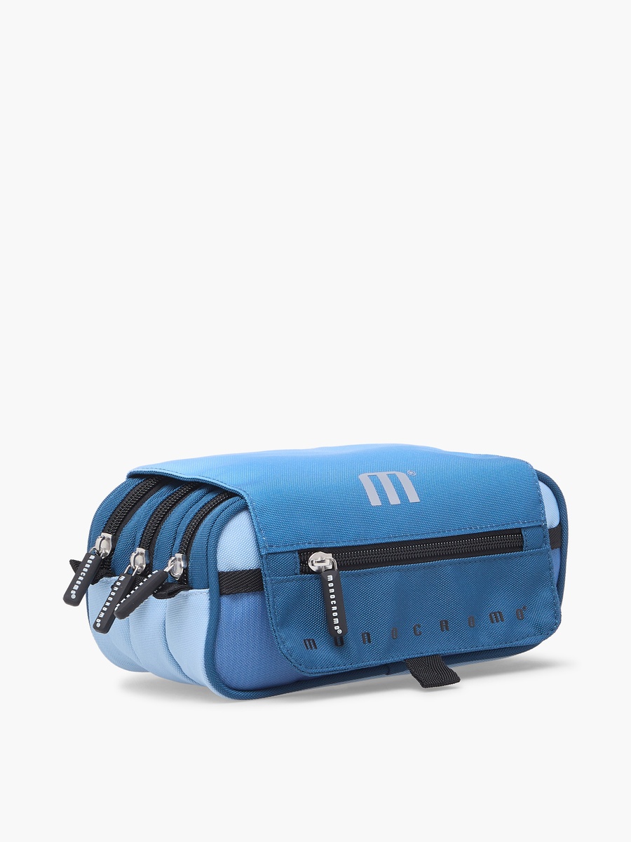 Ombre Pencil Pouch with 3 Compartments