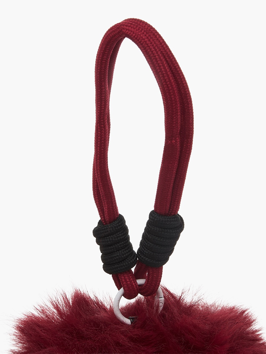 Heart Bag Charm with Rope Detail
