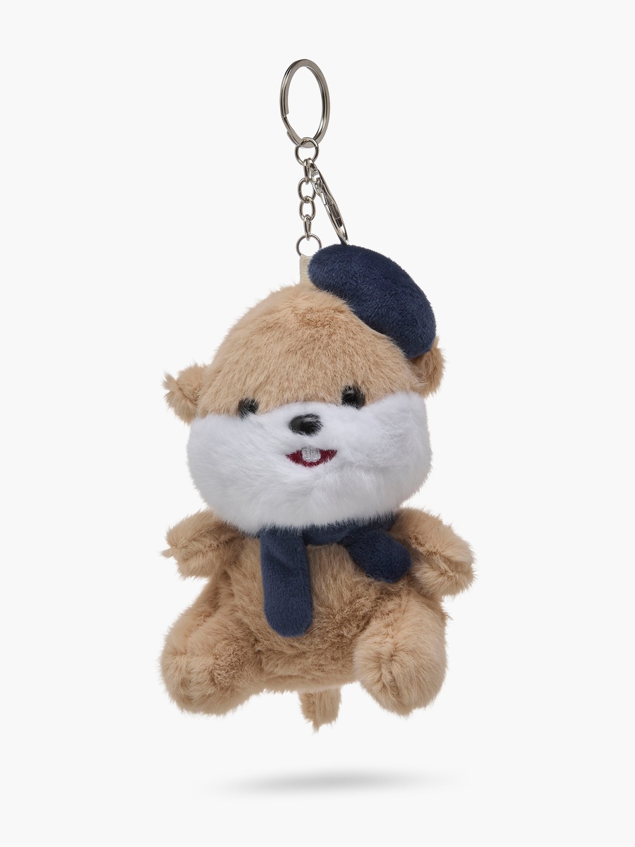 Plush Hamster Bag Charm Keyring