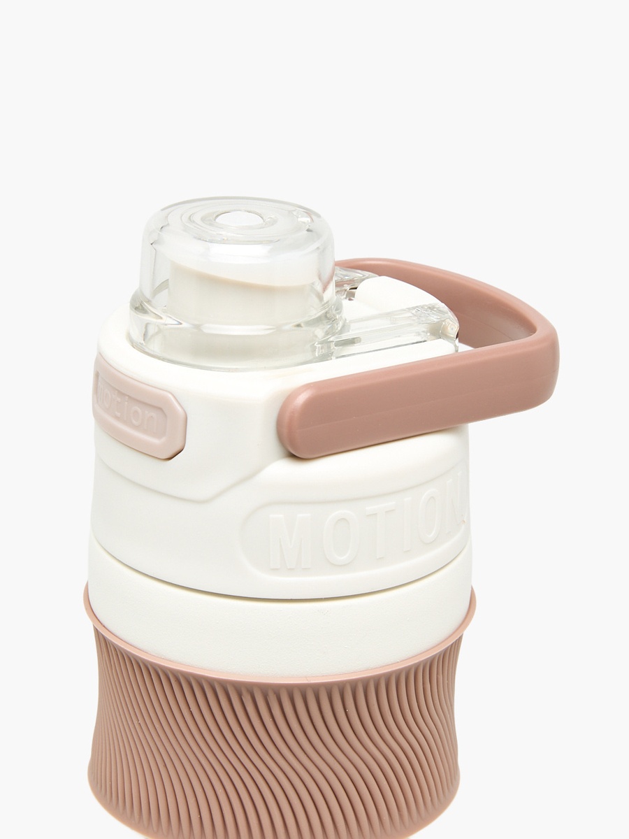 Solid Stainless Steel Water Bottle with Spout and Flip Lid - 580 ml