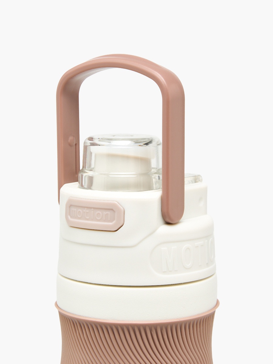 Solid Stainless Steel Water Bottle with Spout and Flip Lid - 580 ml