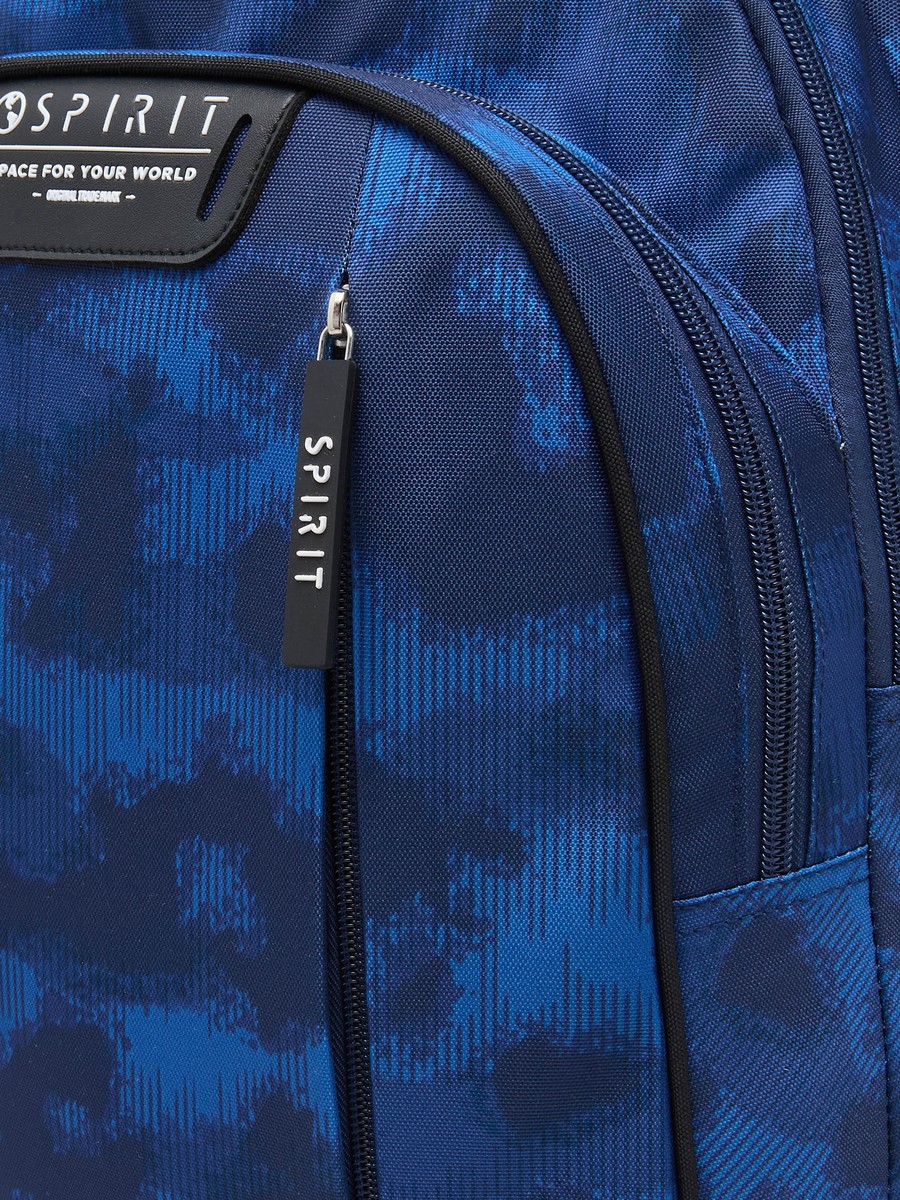 Printed Trolley Backpack with Retractable Handle - 19 inches
