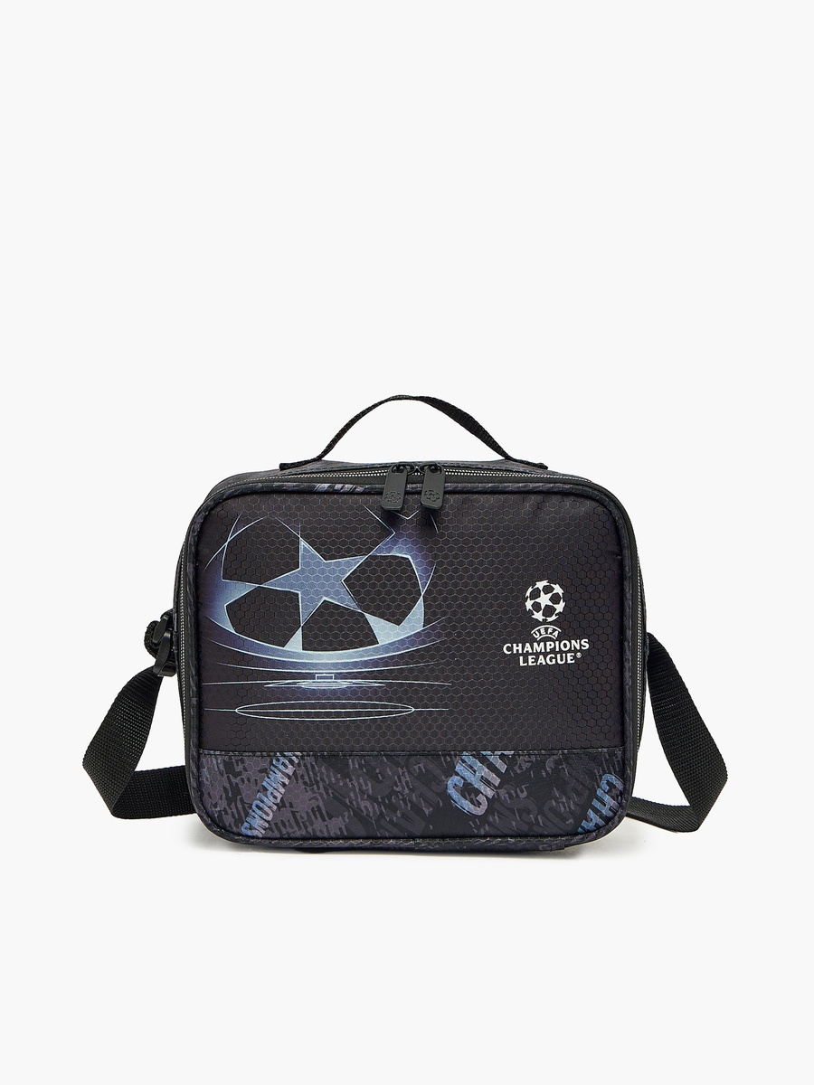 Football Print Lunch Bag with Insulation