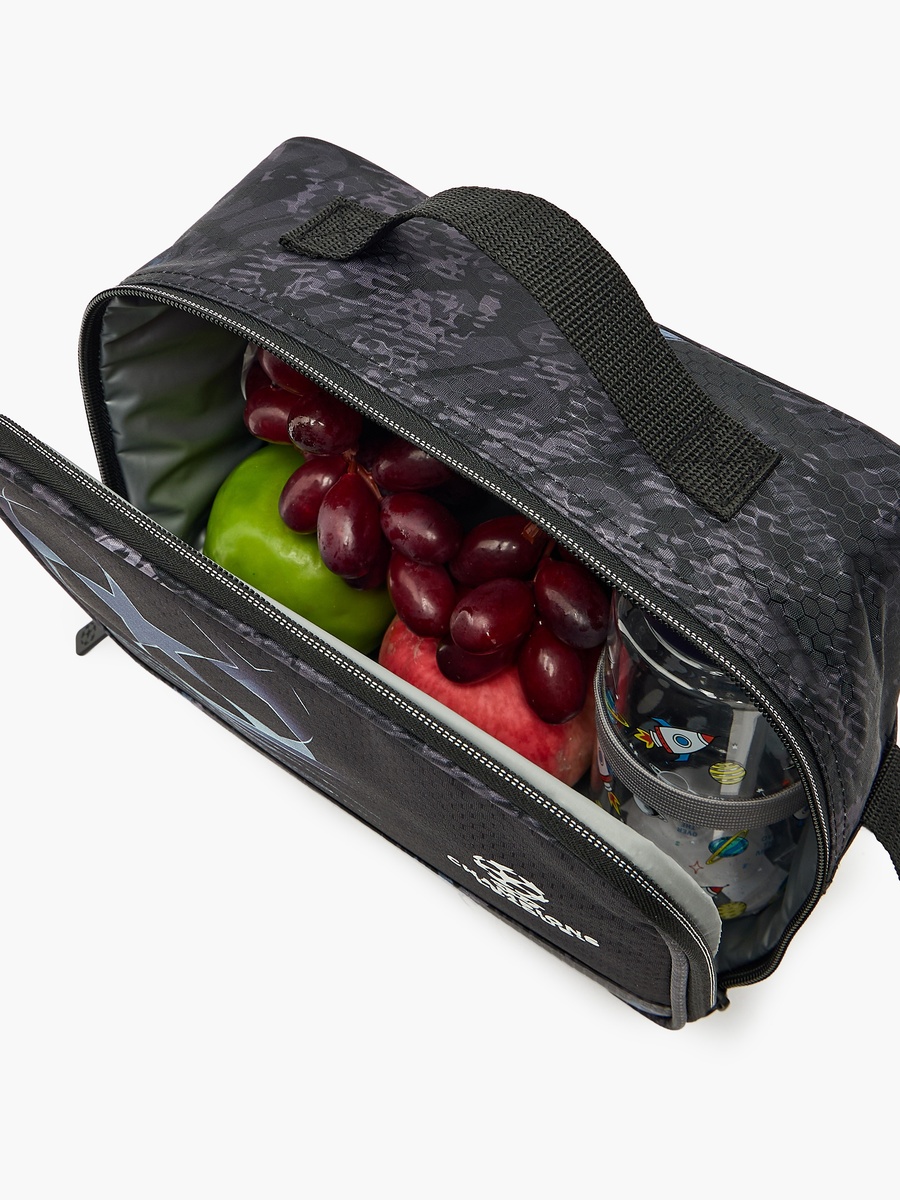 Football Print Lunch Bag with Insulation