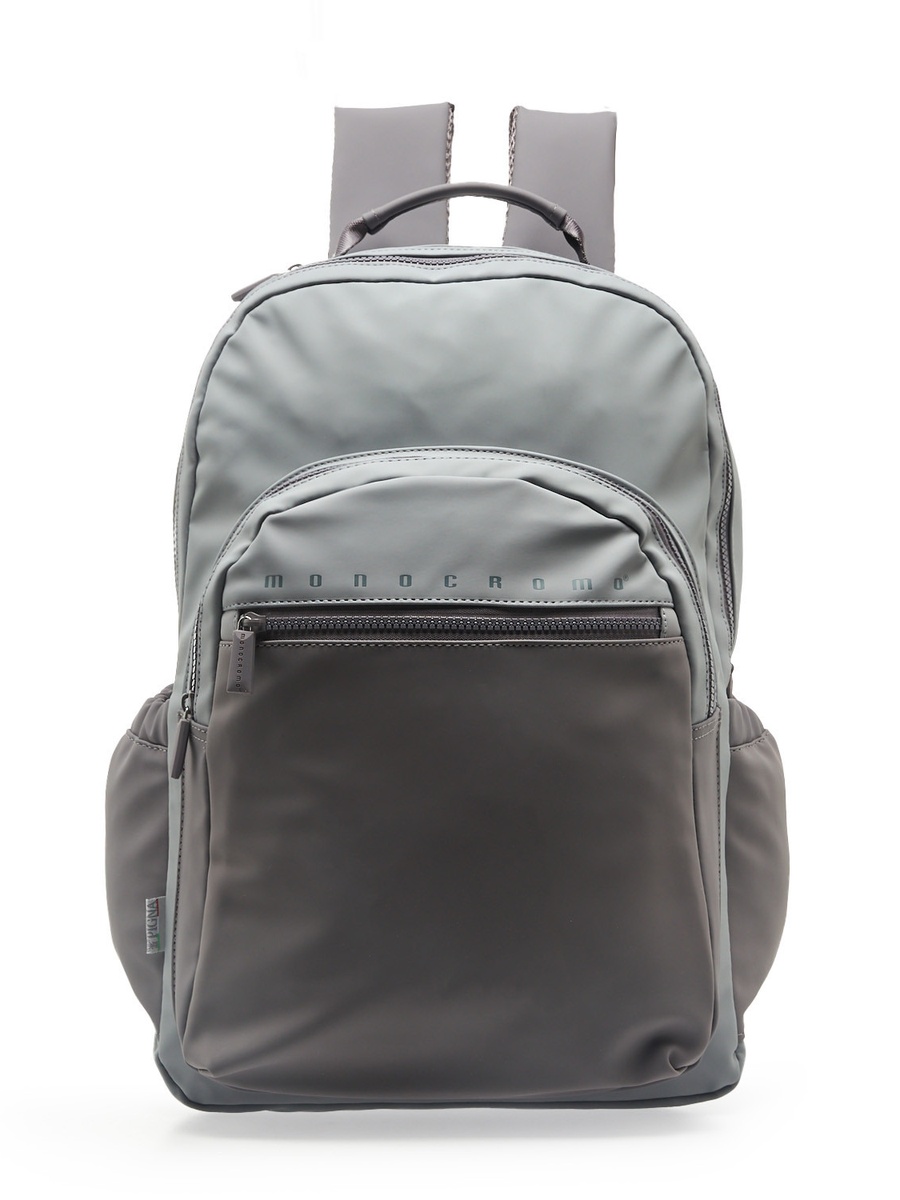 Solid Backpack with Padded Shoulder Straps - 18 inches