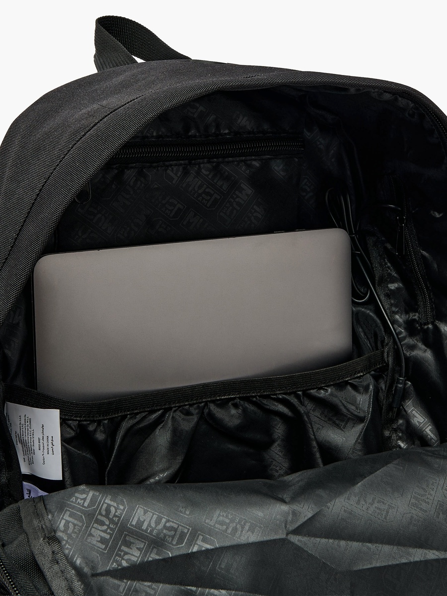 Solid Backpack with Adjustable Straps - 17 inches
