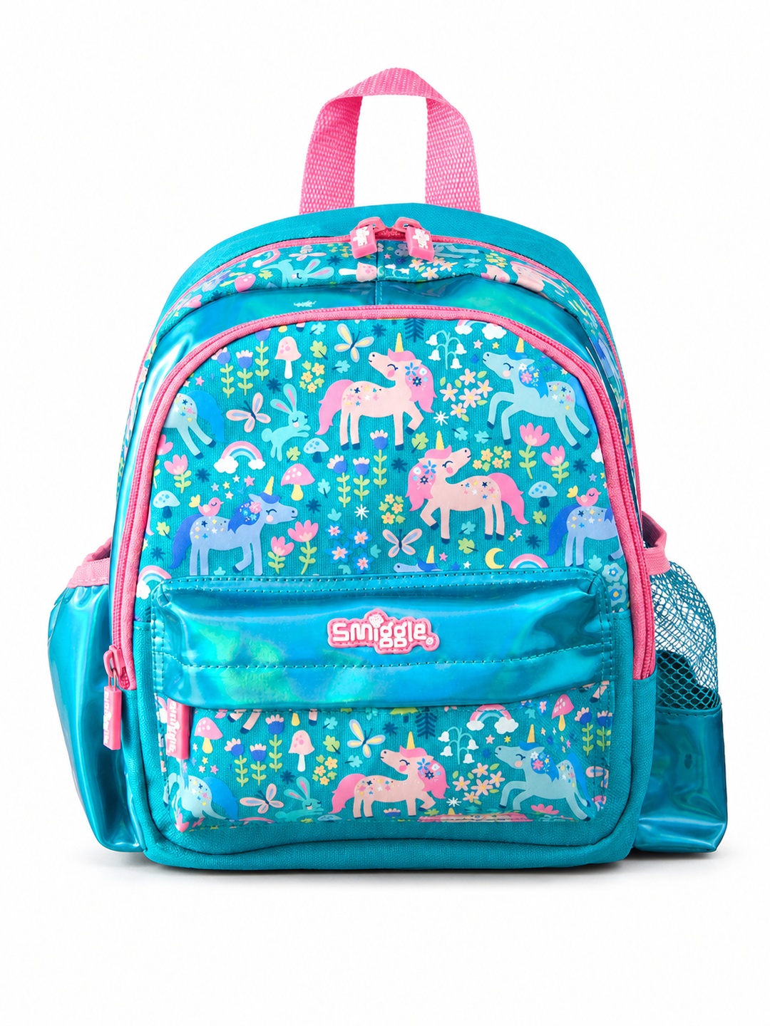 Girls Unicorn Print Zip Closure Backpack