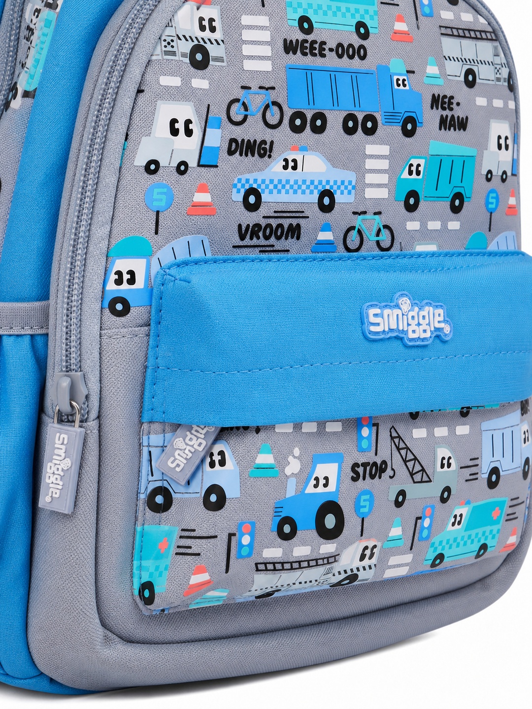 Boys Graphic Print Zip Closure Backpack