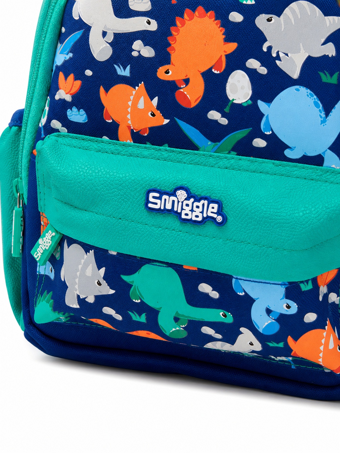 Boys Dinosaur Print Zip Closure Backpack