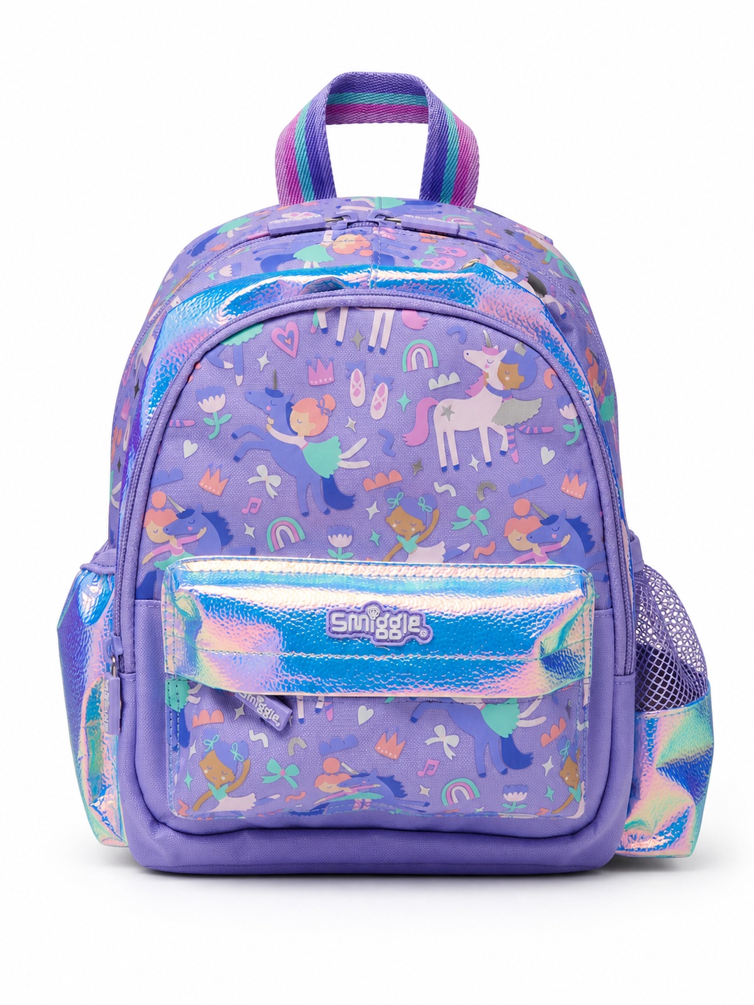 Girls Unicorn Print Zip Closure Backpack