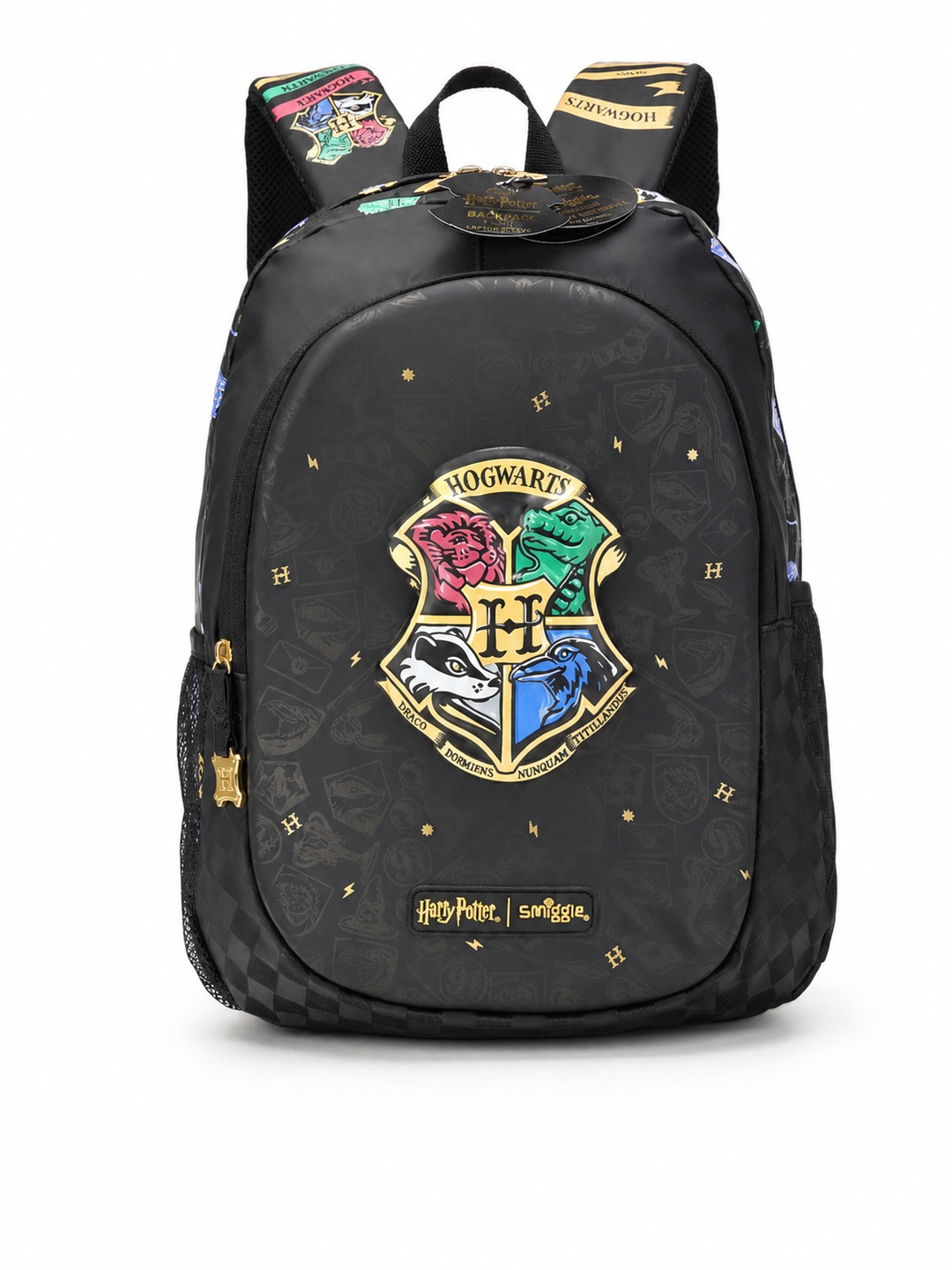 Kids Graphic Print Zip Closure Backpack