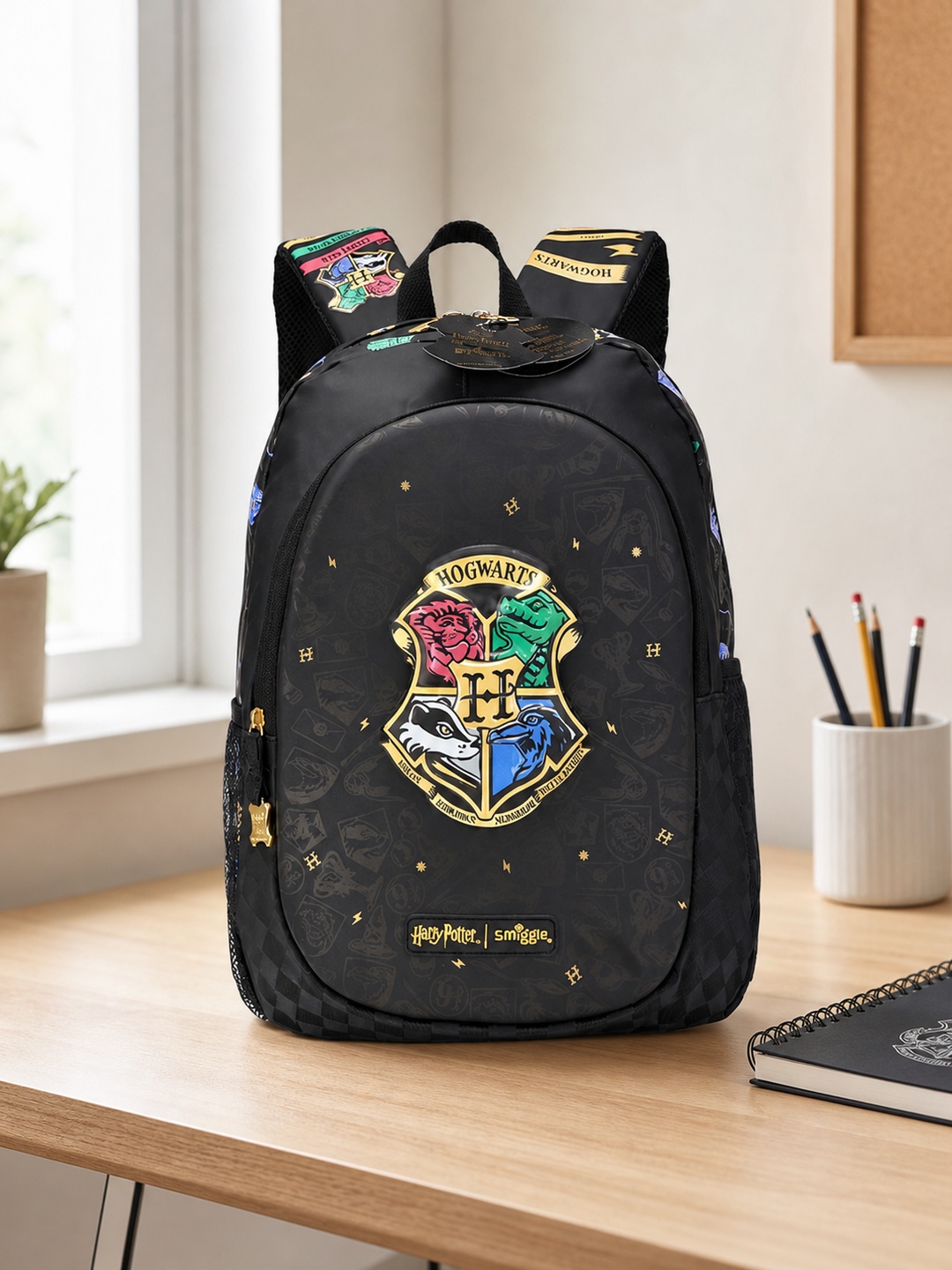 Kids Graphic Print Zip Closure Backpack