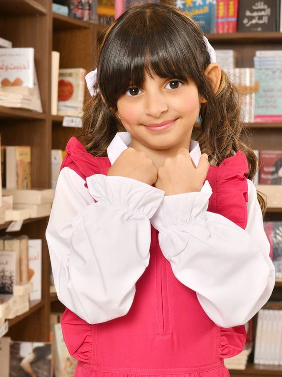 Girls Fuchsia Ruffle Trim Fold Pleat Pinafore Dress with Front Zip