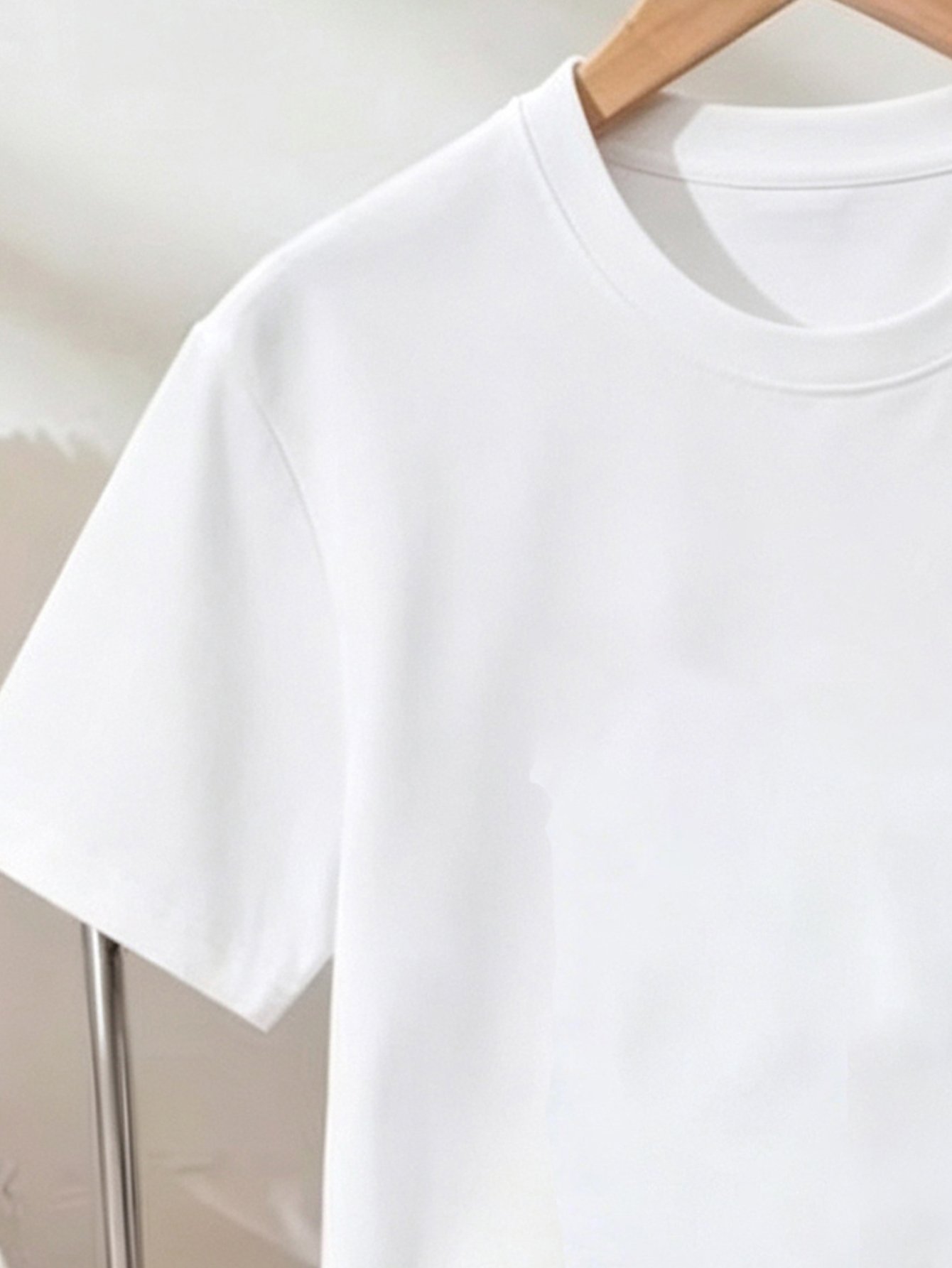 Kids White Short Sleeve T-Shirt with Polo Horse Print