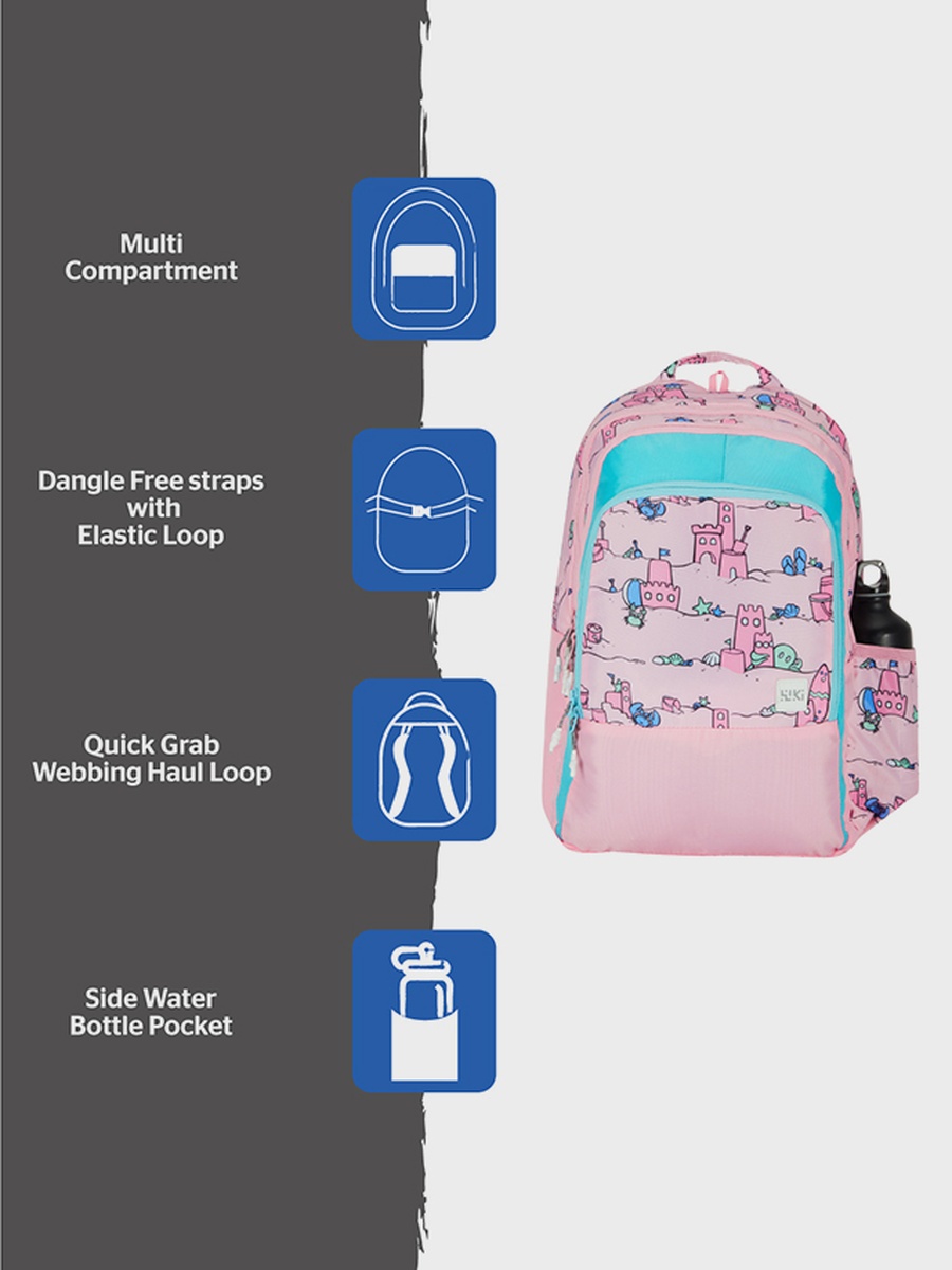 Wiki-2 Backpack - Pink 31L