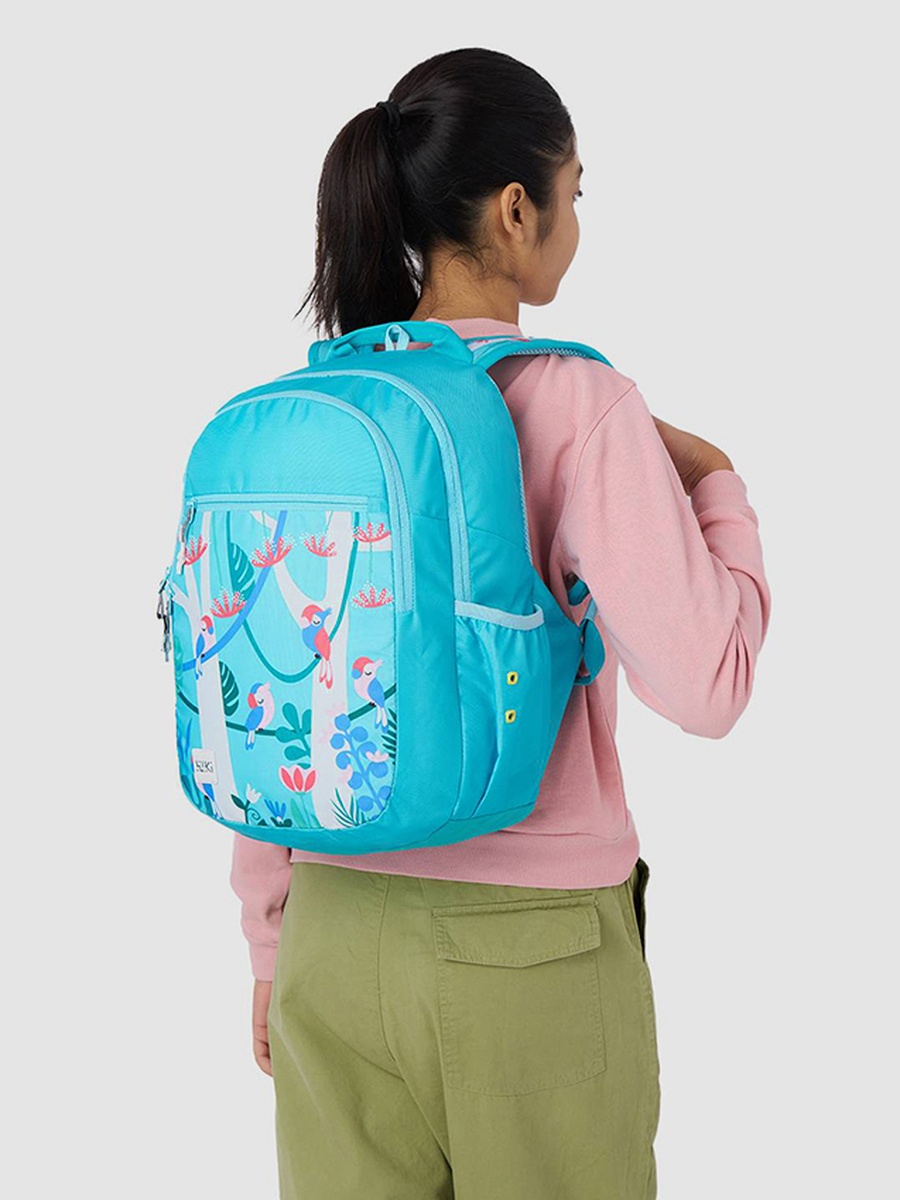 Wiki Girl 1 Tropical Backpack - Turquoise