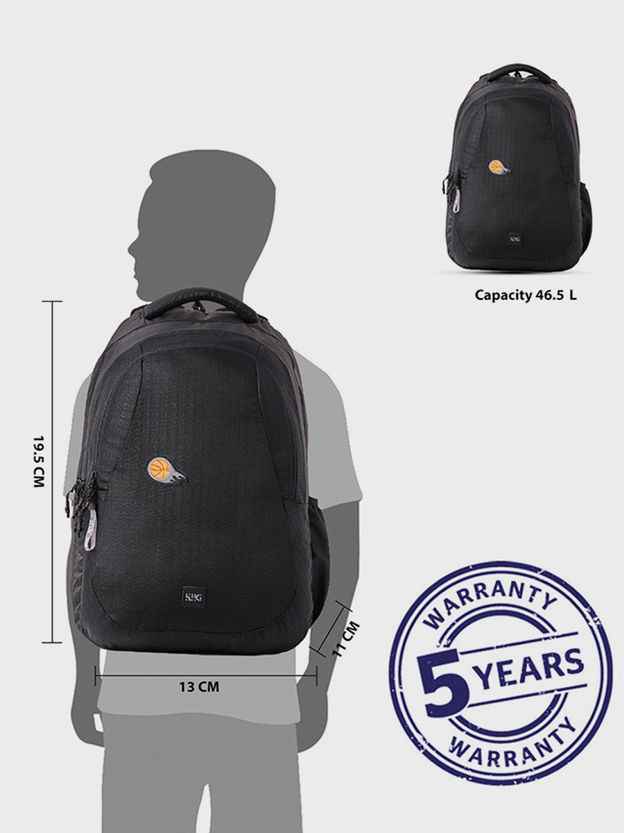 Wiki 5 Dot 3D Backpack - Black