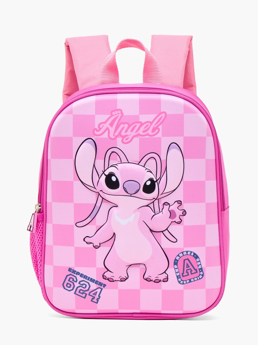 Angel Print Backpack with Padded Strap