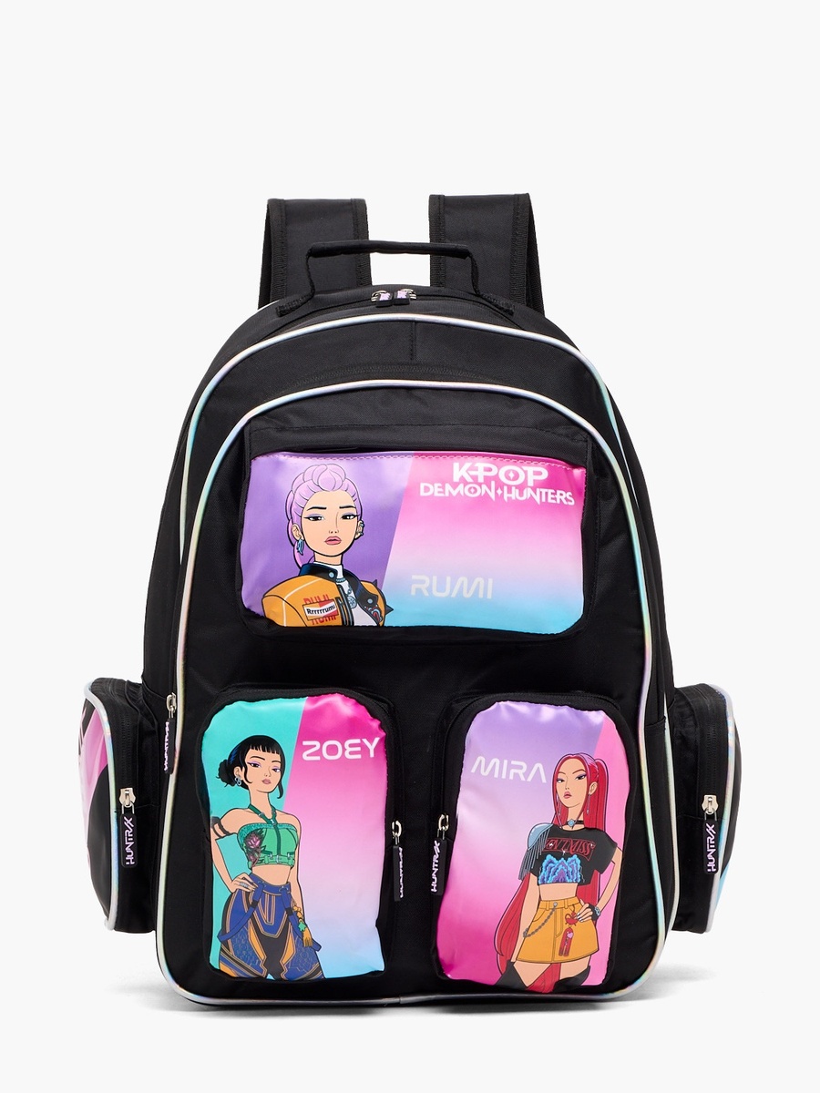 KPop Demon Hunters Backpack with Zip Pockets
