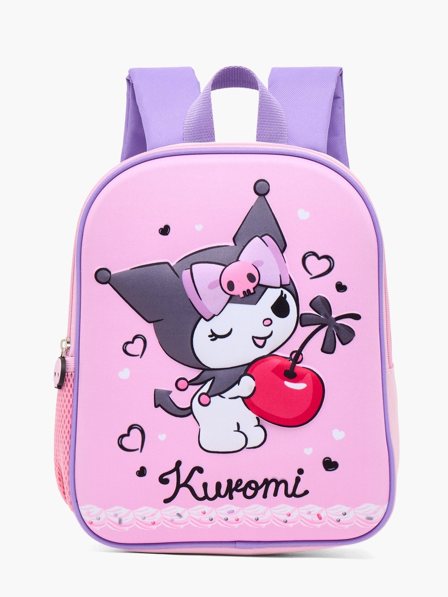 Kuromi Backpack with Side Pocket
