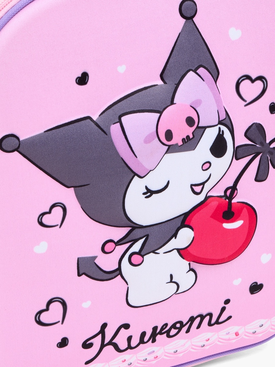 Kuromi Backpack with Side Pocket