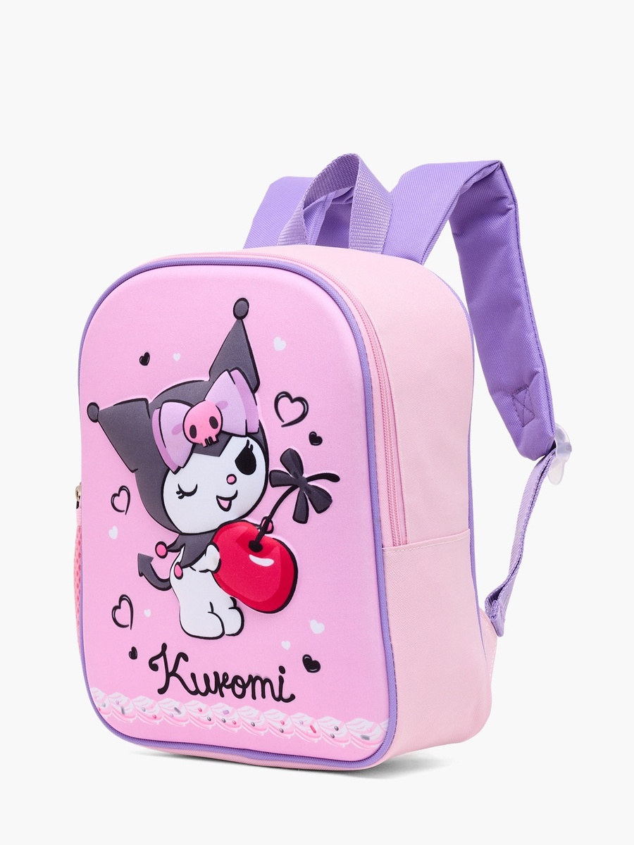 Kuromi Backpack with Side Pocket