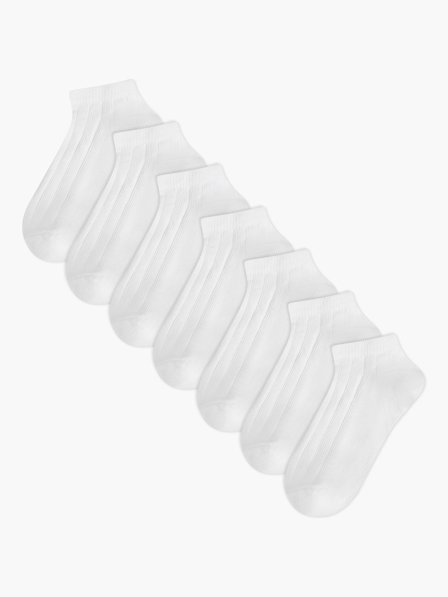Pack of 7 Non Terry Ankle Length Socks