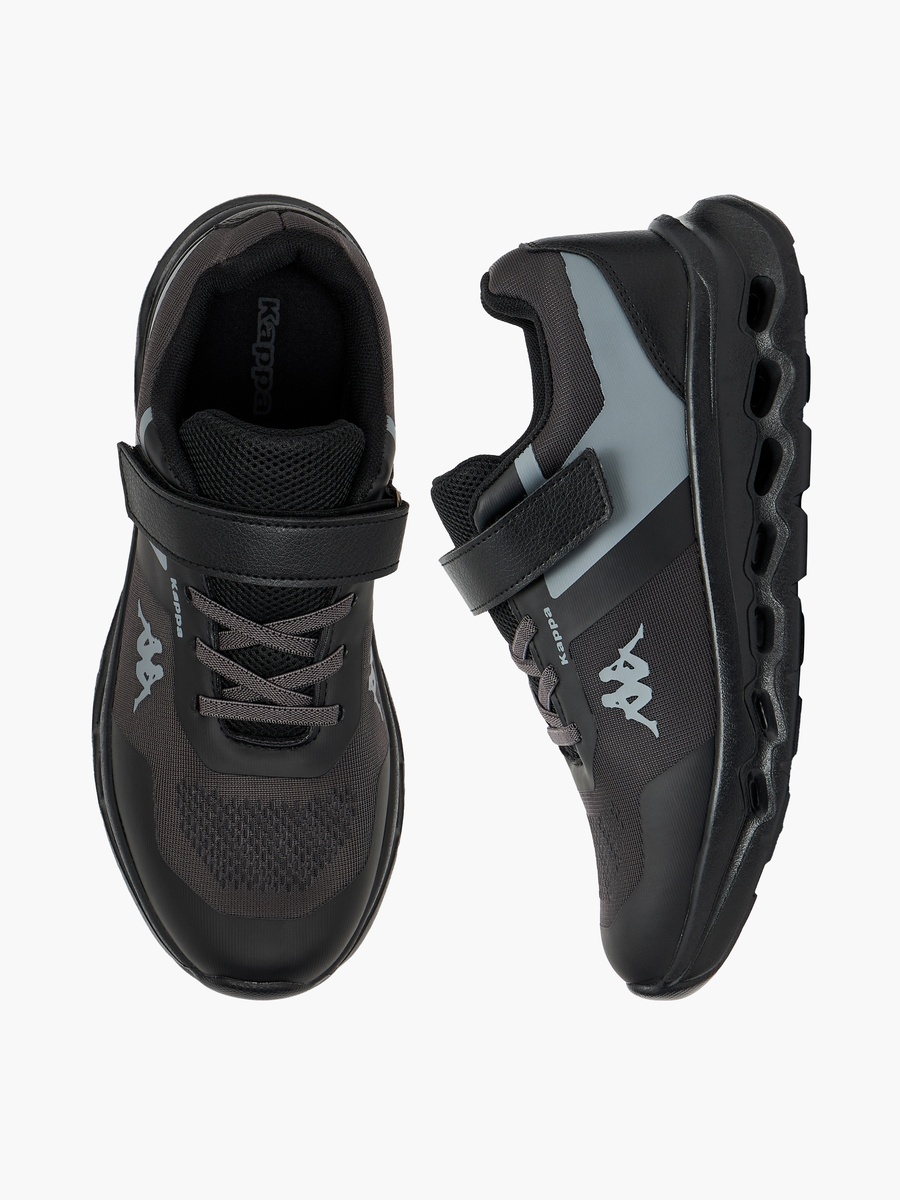 Logo Print Hook and Loop Sports Shoes