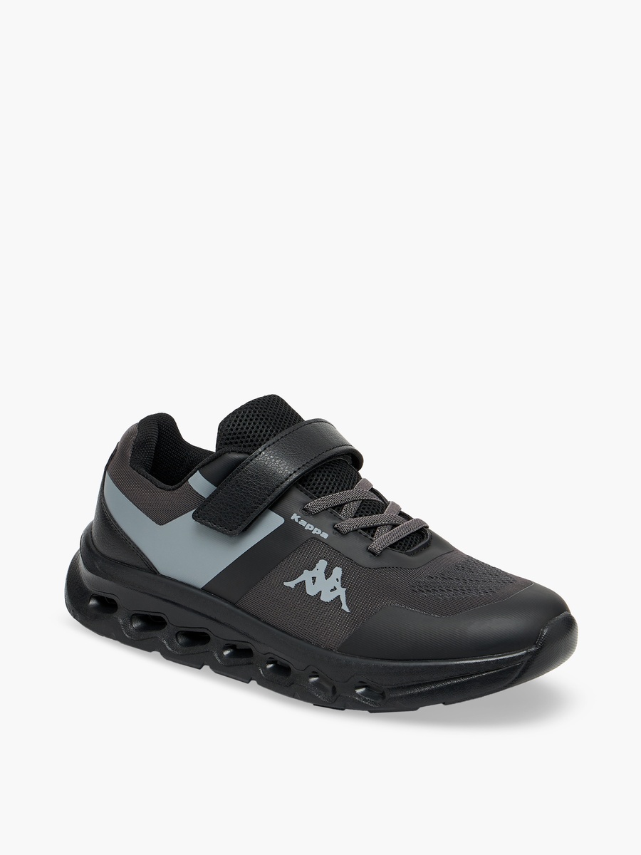 Logo Print Hook and Loop Sports Shoes
