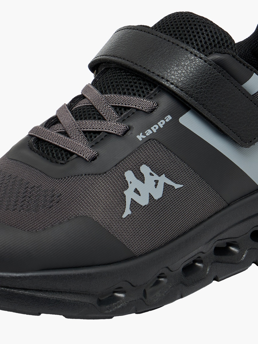 Logo Print Hook and Loop Sports Shoes