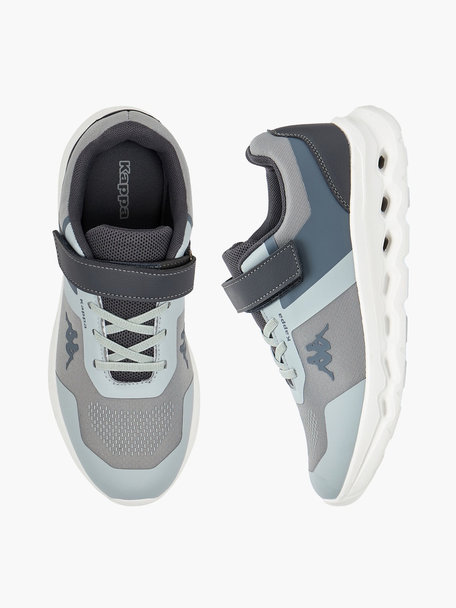 Logo Print Hook and Loop Sports Shoes