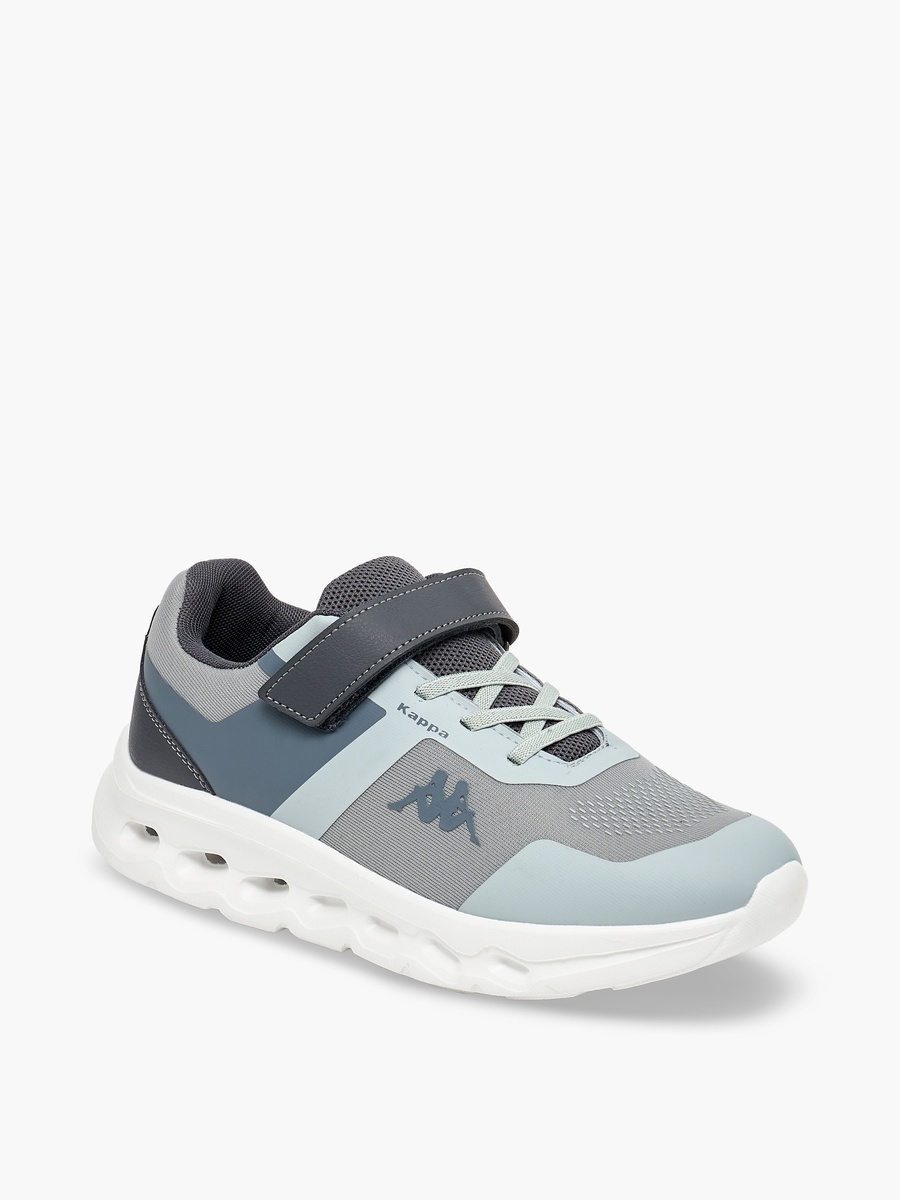 Logo Print Hook and Loop Sports Shoes