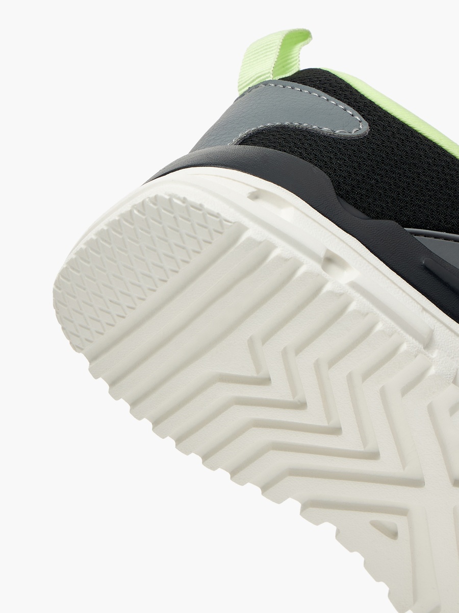 Panelled Hook and Loop Sports Shoes