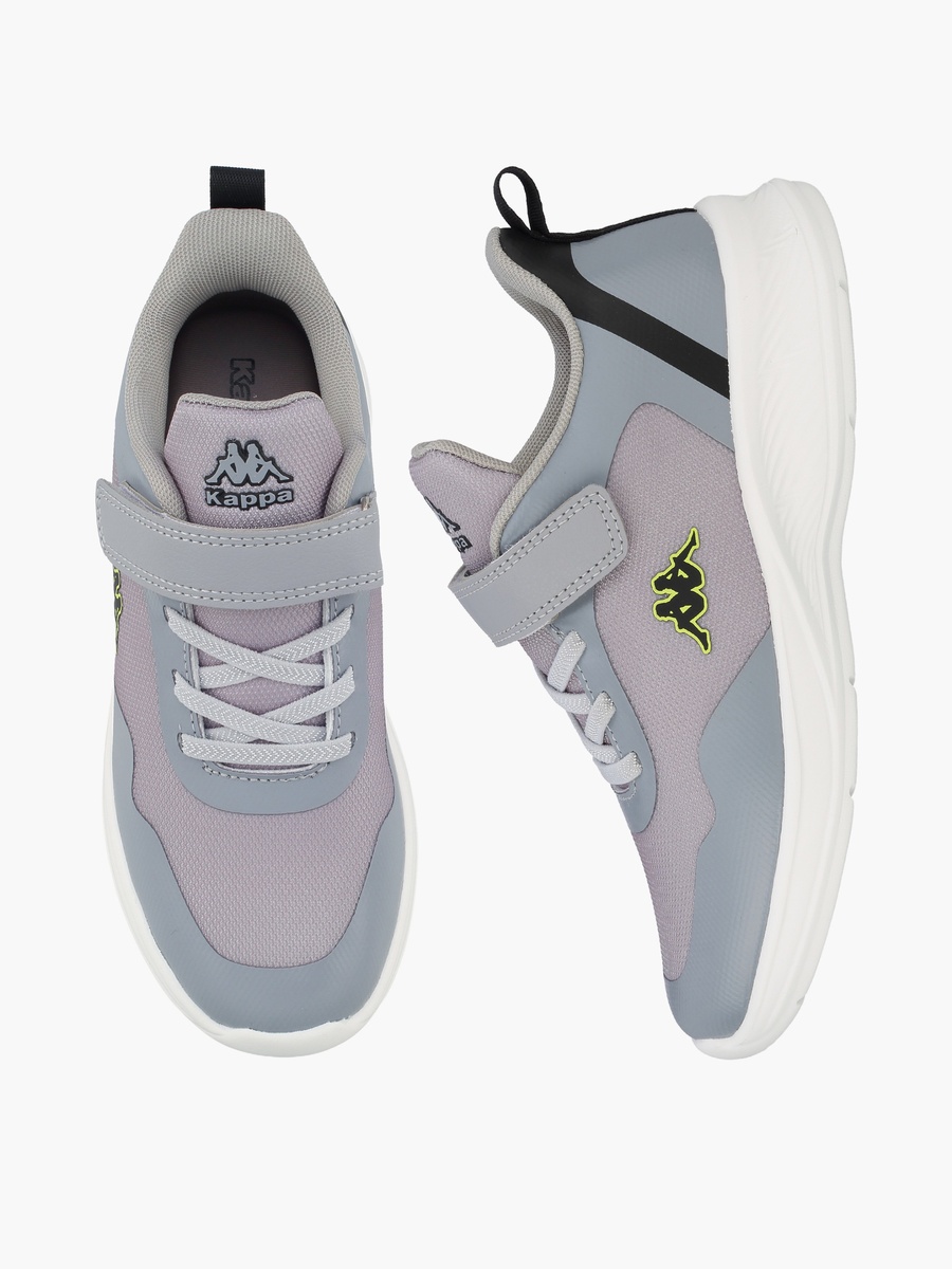 Logo Print Hook and Loop Sports Shoes