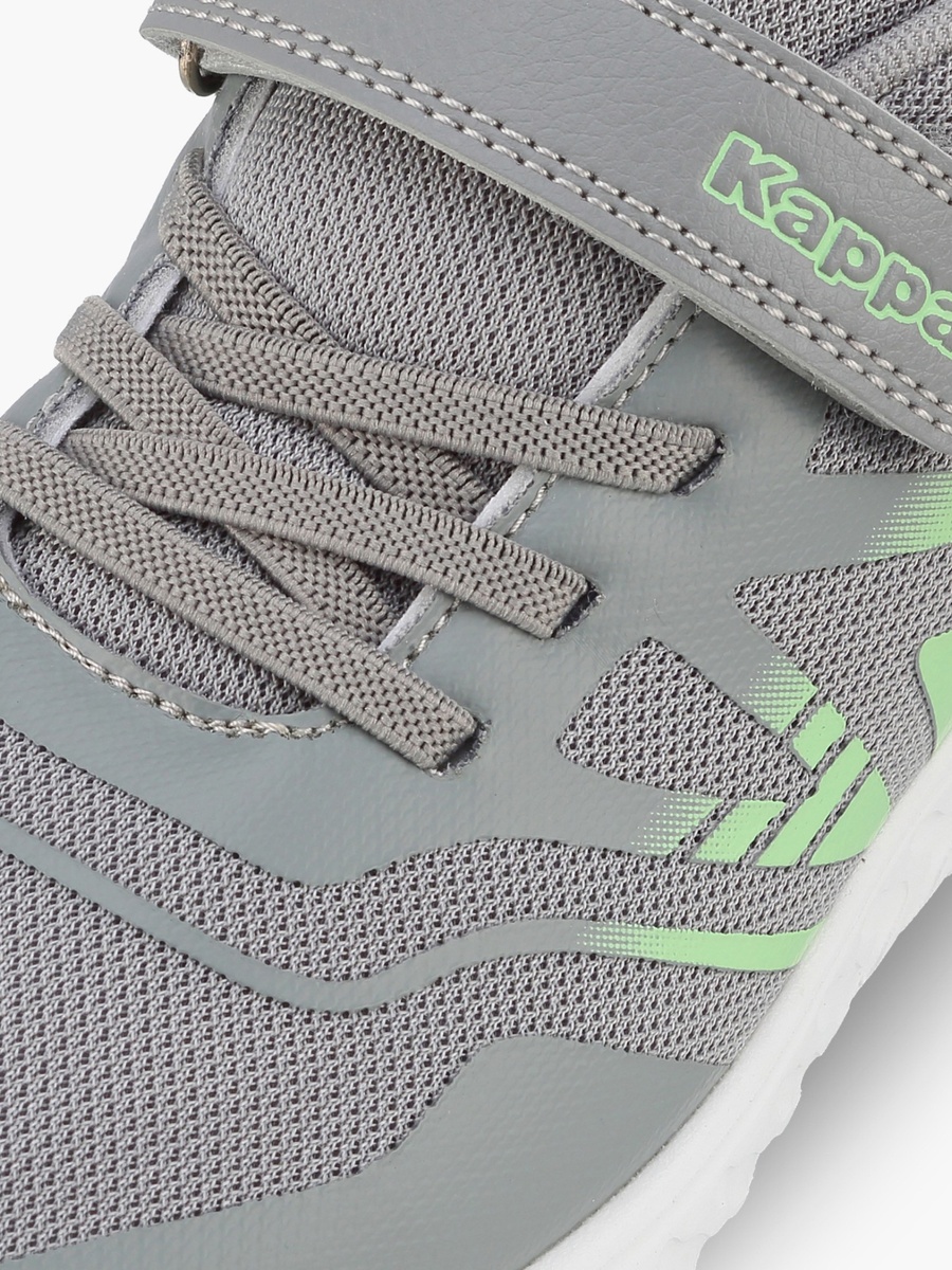 Logo Print Hook and Loop Sports Shoes