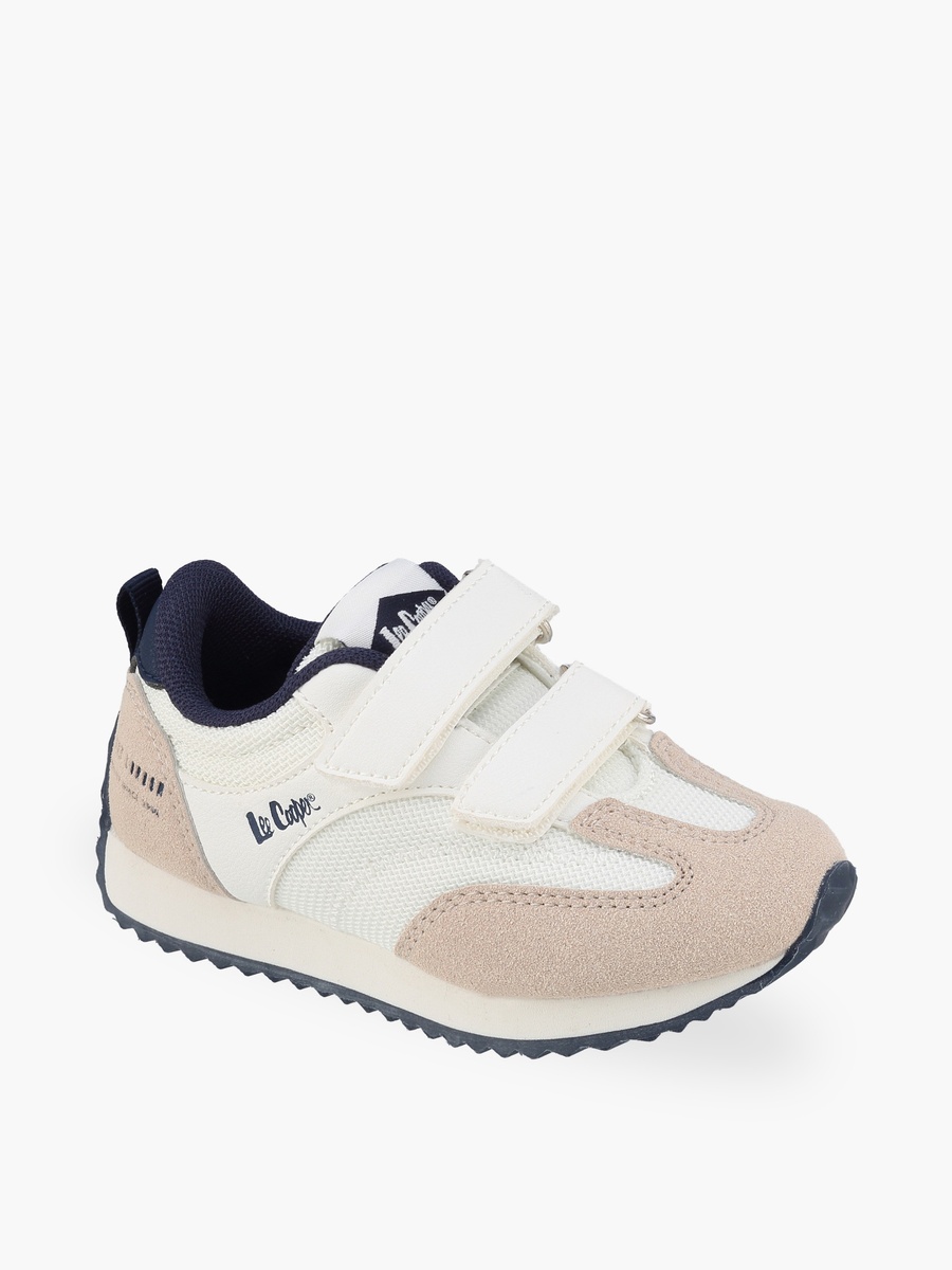 Color Block Hook and Loop Sneakers