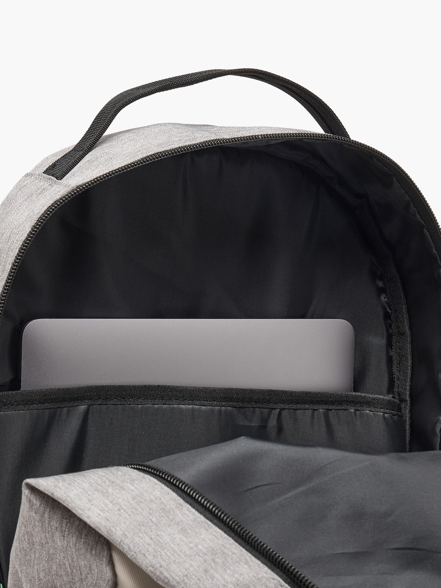 Color Block Backpack with Detachable Pouch
