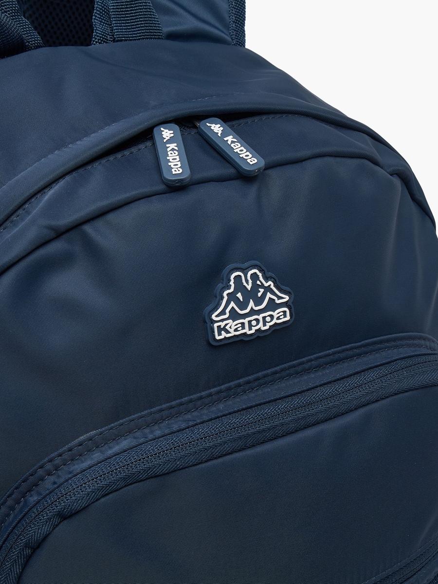 Solid Backpack with Detachable Pouch