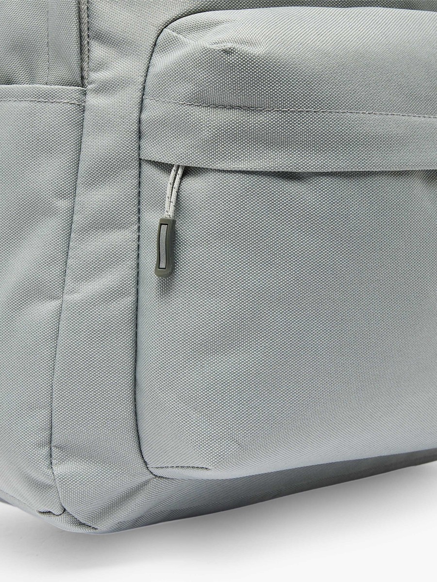 Logo Print Backpack with Adjustable Straps