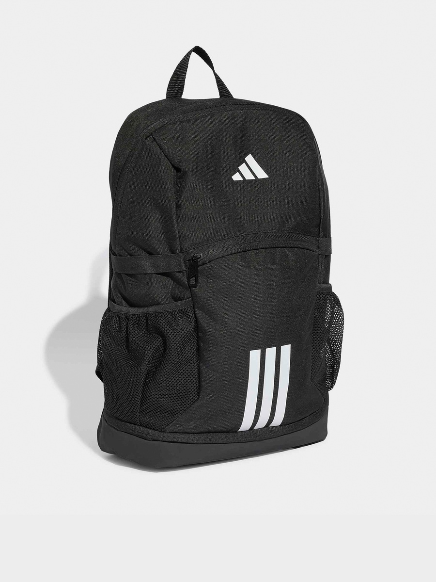 Logo Print Backpack with Padded Shoulder Straps - 17 L