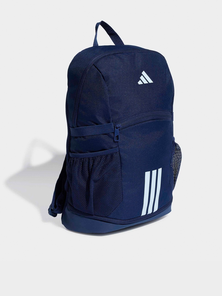 Logo Print Backpack with Padded Shoulder Straps - 17 L