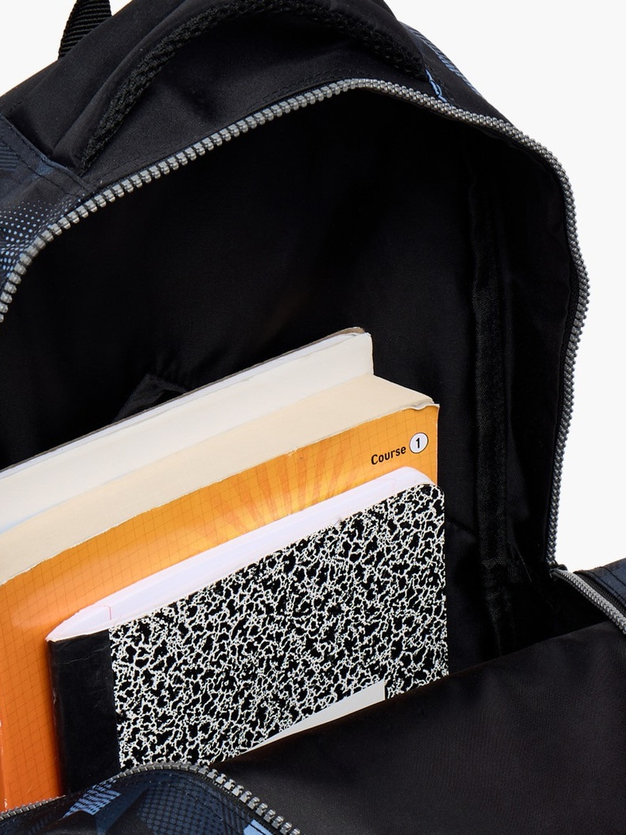 Printed Backpack with Cushioned Straps