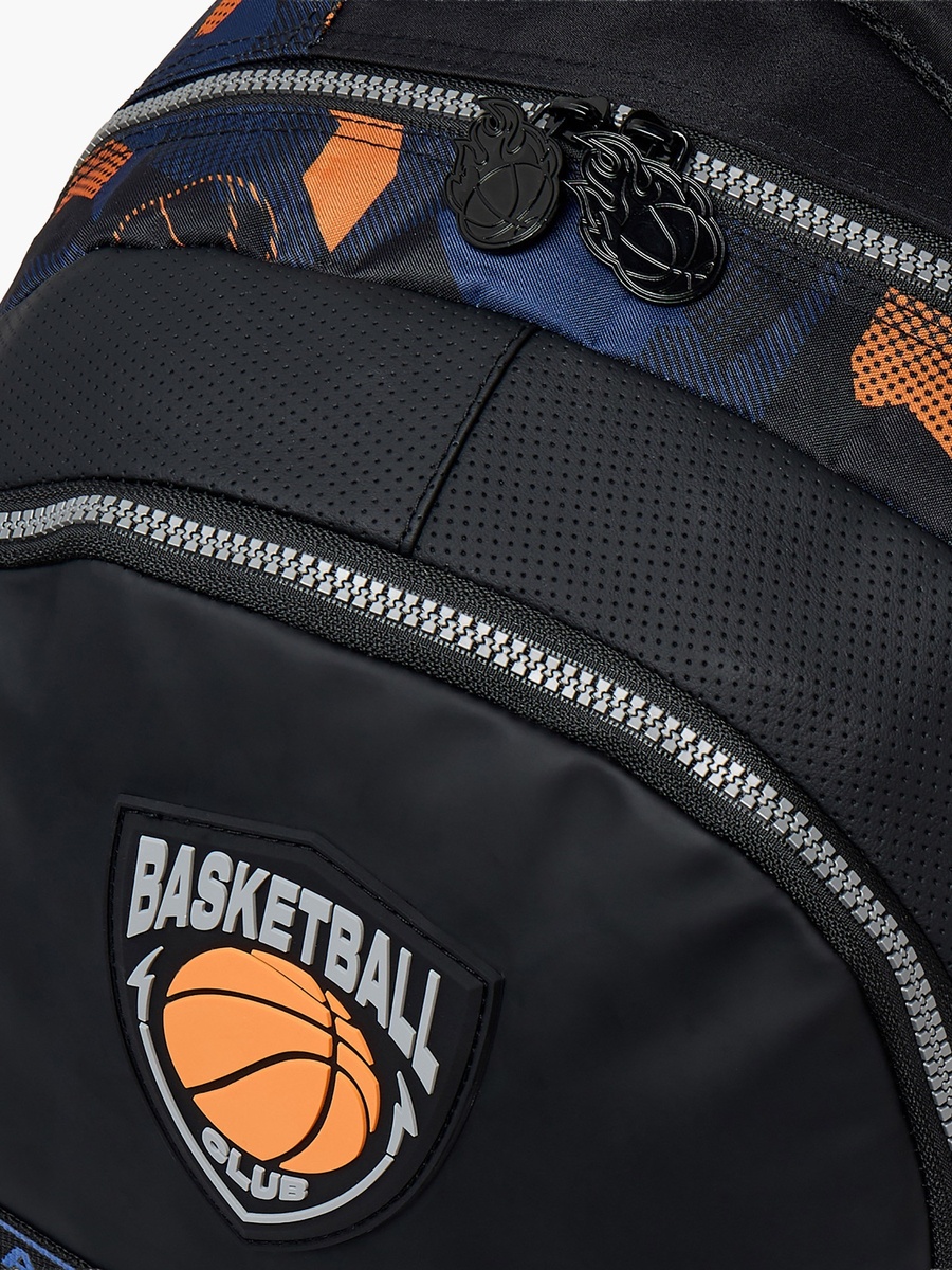 Printed Backpack with Cushioned Straps
