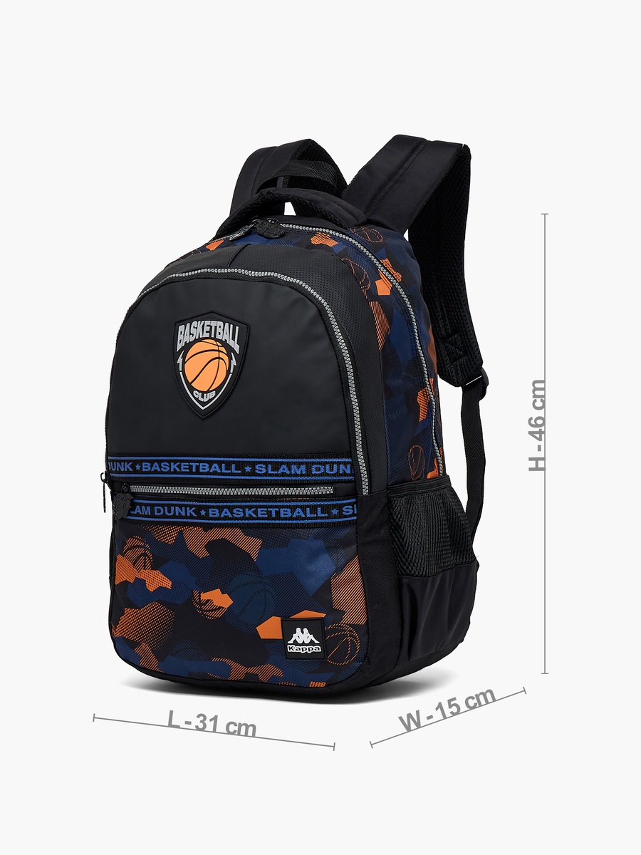 Printed Backpack with Cushioned Straps