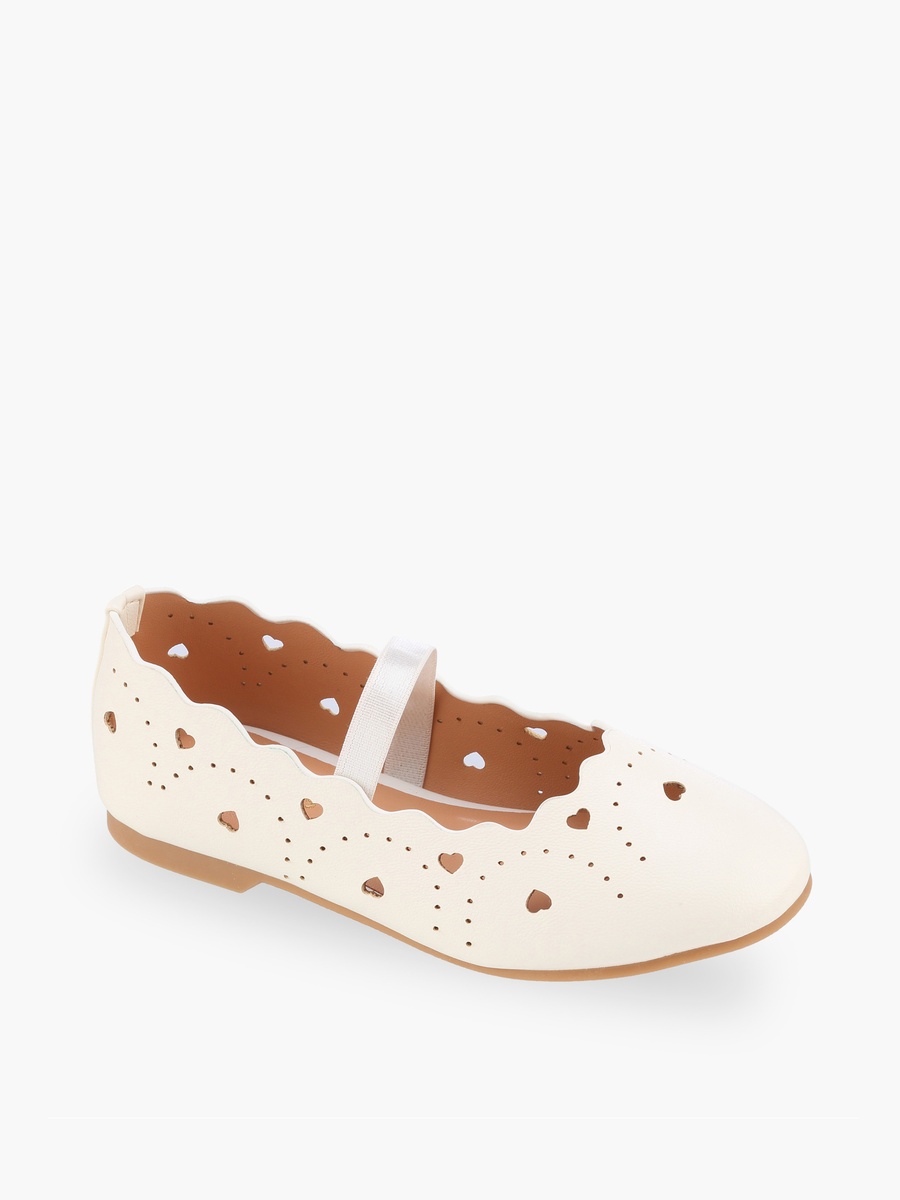 Elastic Strap Ballerina Shoes